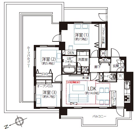 クラッシィハウス杉並方南町-間取り