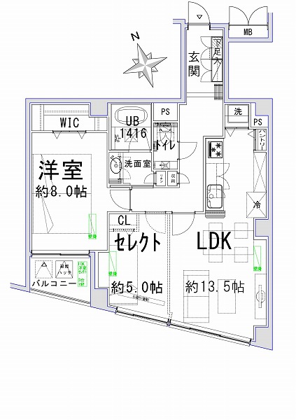 パークハイム三田-間取り