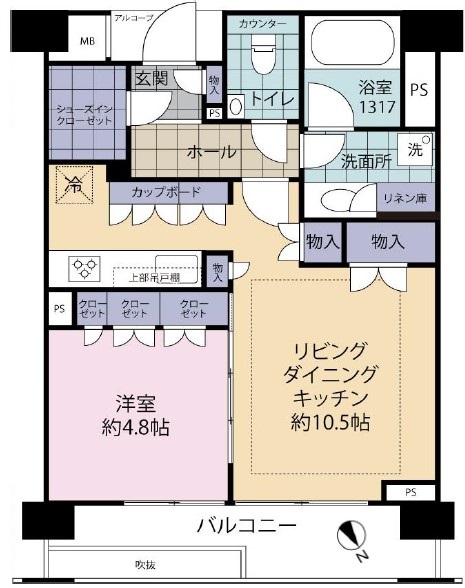 ピアース恵比寿-間取り