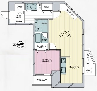 フォンテーヌ目黒-間取り