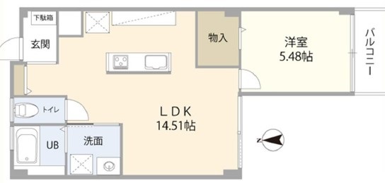 マンション下目黒苑-間取り