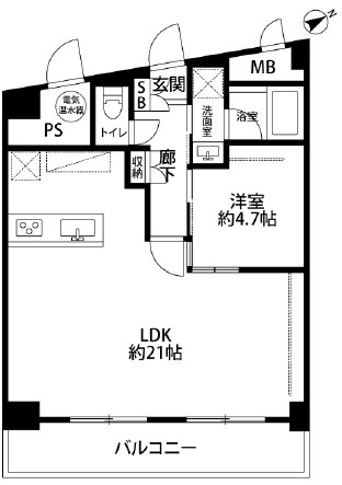 アルテール新宿-間取り