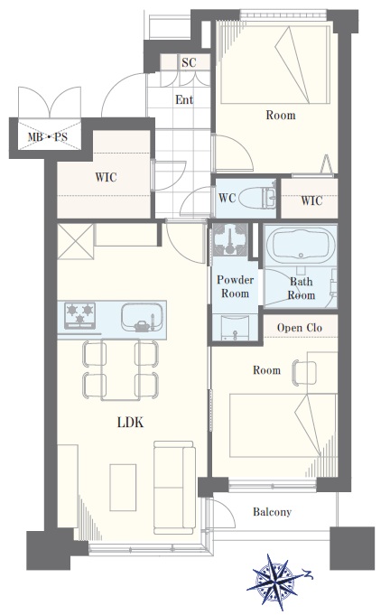 ライオンズマンション広尾南-間取り