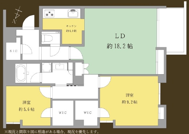 東高原宿ペアシティ-間取り