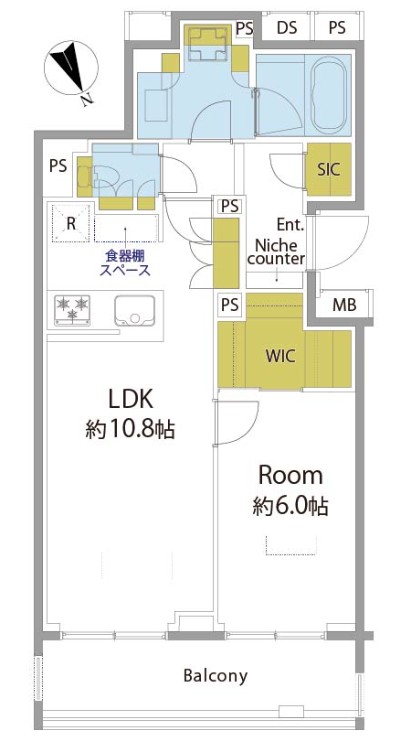 クレヴィア渋谷富ヶ谷-間取り