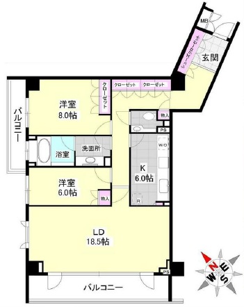 パークハウス広尾-間取り