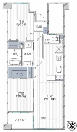 ファミールヒルズ目黒東山-間取り