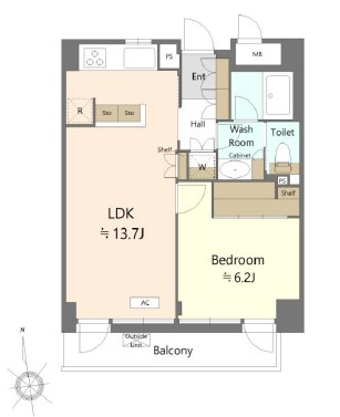 グランドメゾン麻布一の橋-間取り