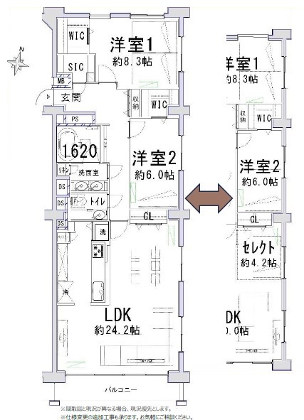 向陽ハイツ-間取り