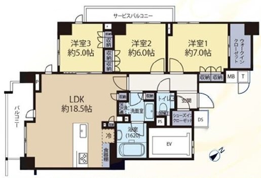 ザサンメゾン表参道-間取り