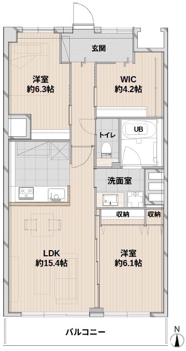 中野本町マンション-間取り