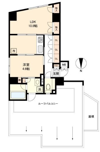 ステージファースト方南町アジールコート-間取り