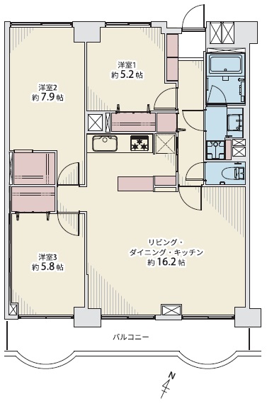 ハイネス目黒-間取り