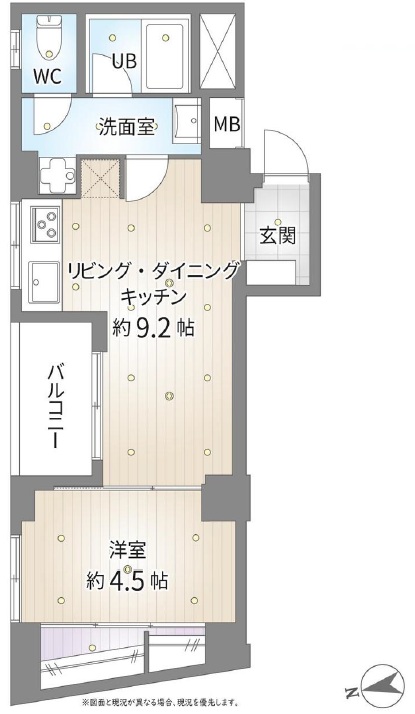 塔の山ハイツ-間取り