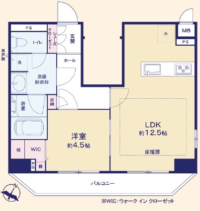 ガーラシティ渋谷幡ヶ谷-間取り