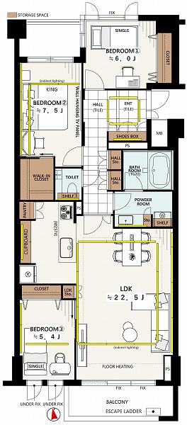 ヴァリウス代沢-間取り