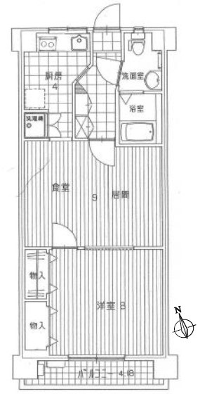 渋谷マンション-間取り