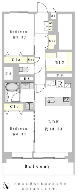 目黒台マンション-間取り