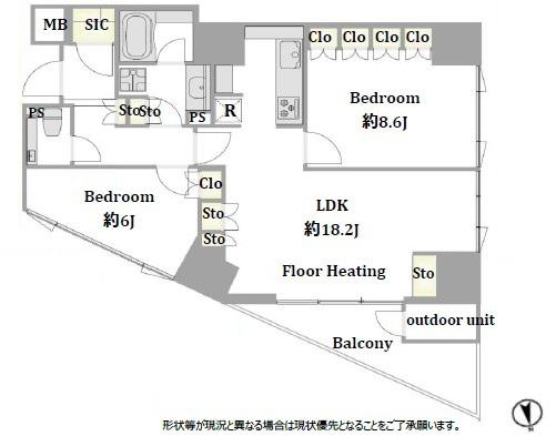 ザパークハウス西麻布レジデンス-間取り