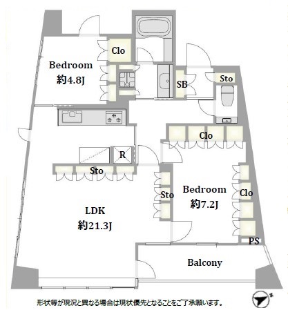 プラウド新宿御苑エンパイア-間取り