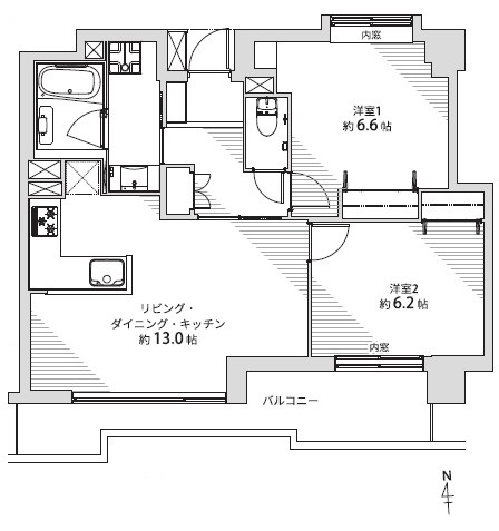 小田急コアロード中野-間取り