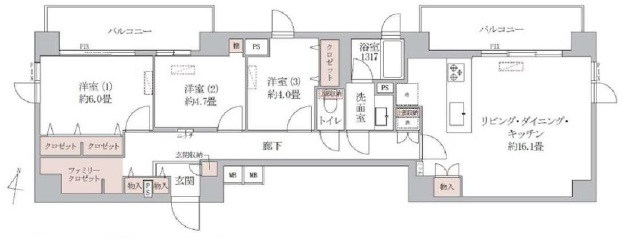 アゼリアテラス新宿-間取り