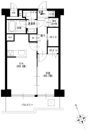 ドルミ中野弥生町-間取り