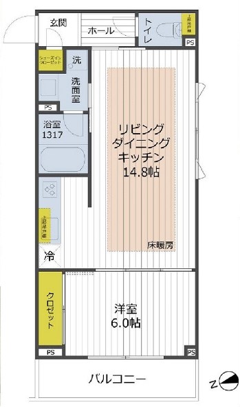 ブライズ杉並和泉-間取り