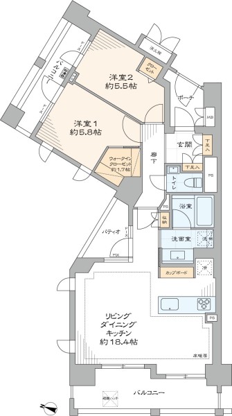 サンクタス本郷-間取り