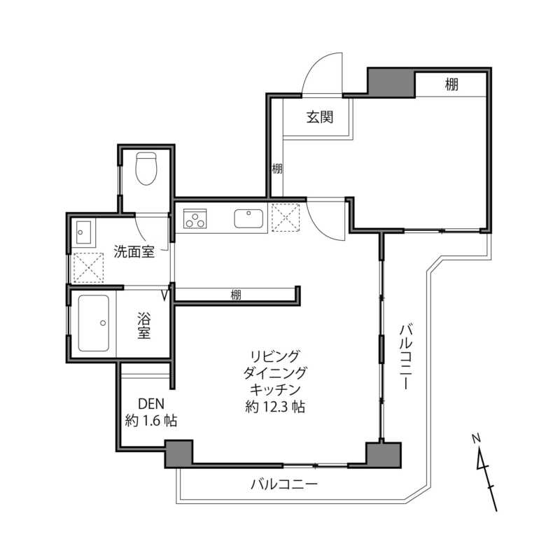 ハイネス代官山-間取り