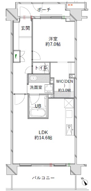 三田シティハウス-間取り