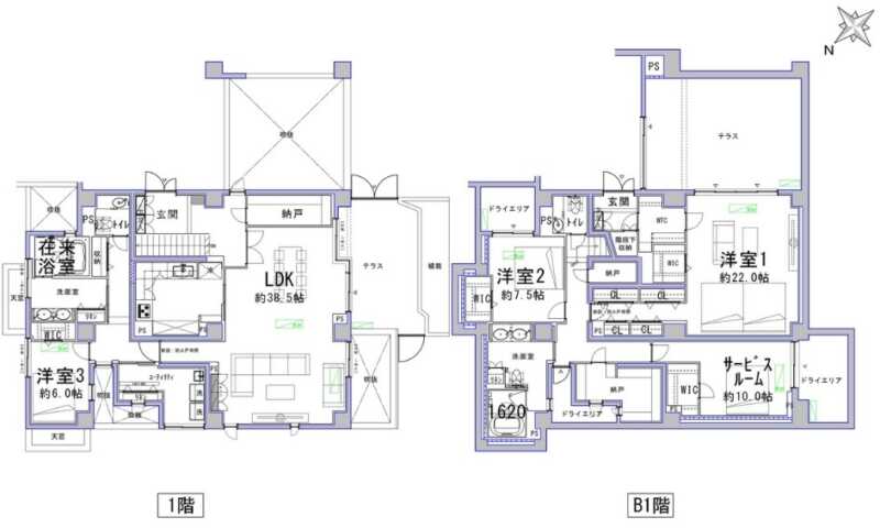 神宮前ハウス-間取り