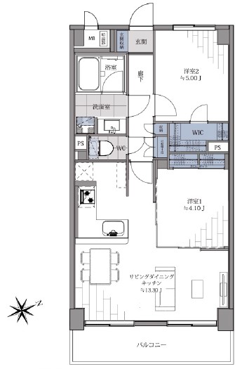 藤和シティホームズ本郷-間取り