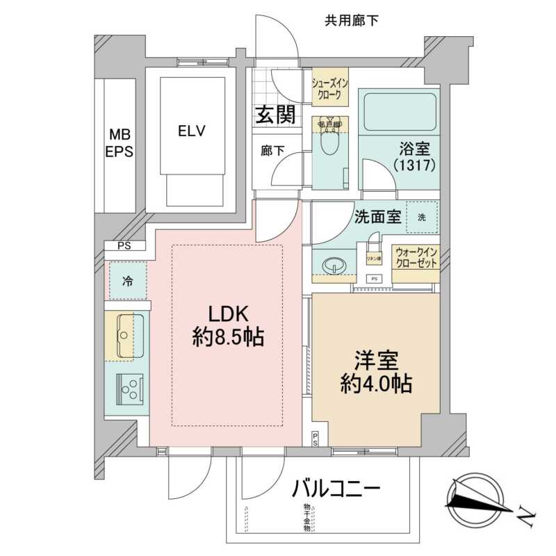 オープンレジデンシア新中野-間取り