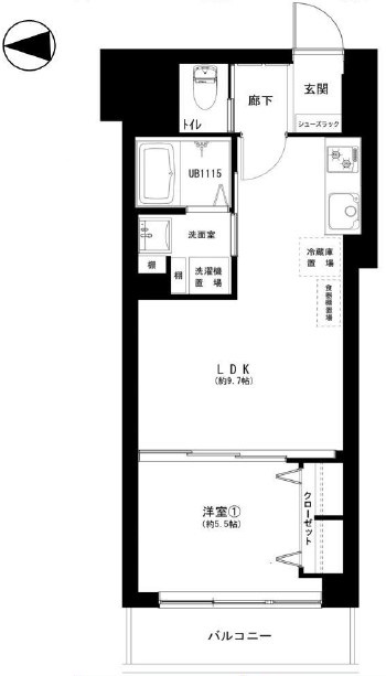 マンションVIP新宿柏木-間取り