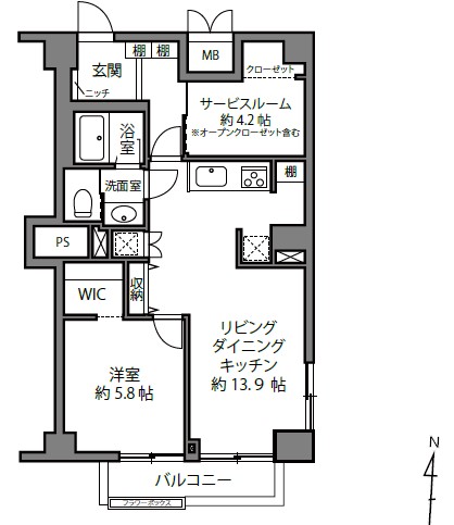 初台ハイホーム-間取り