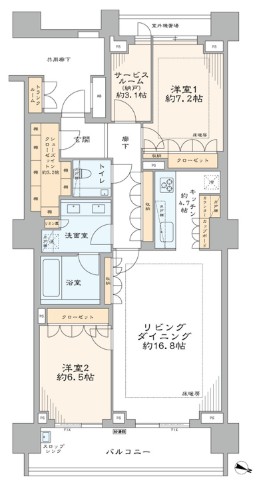 ザパークハウス渋谷南平台-間取り