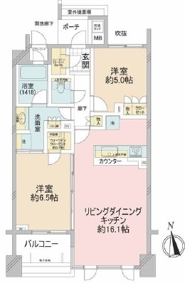 シティハウス笹塚-間取り