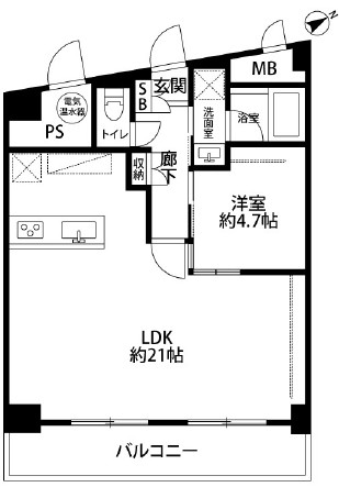 アルテール新宿-間取り