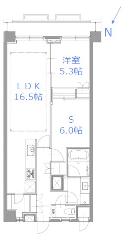 サンビューハイツ渋谷-間取り