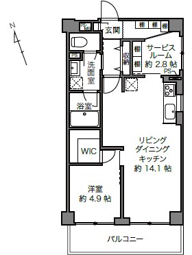 ドルミ恵比寿-間取り