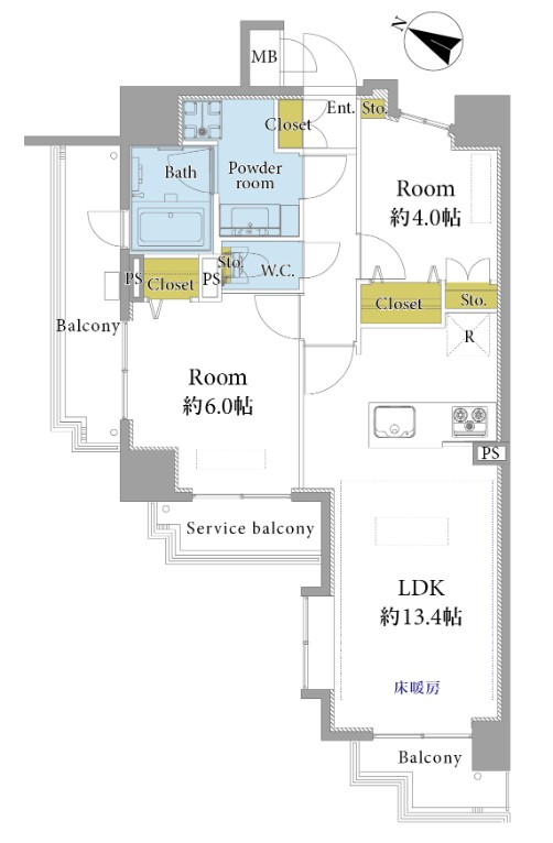 ヴィーナパルテール-間取り