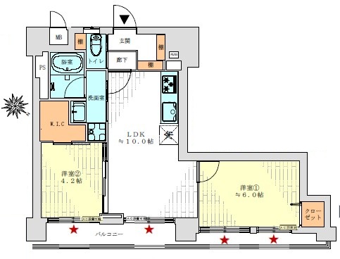 中目黒マンション-間取り