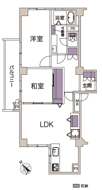 中野パークハウス-間取り