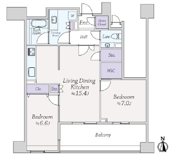 グレンパーク駒場-間取り