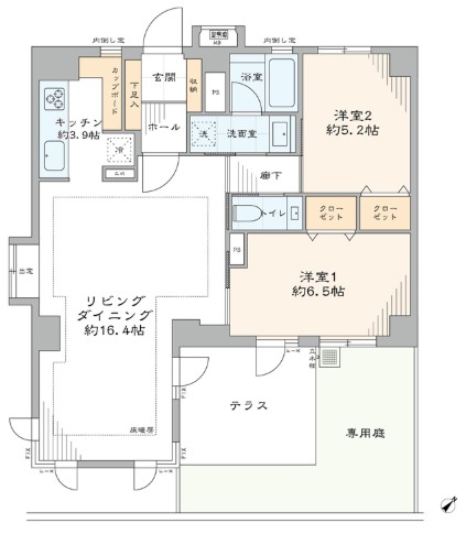 ファミールグラン恵比寿-間取り