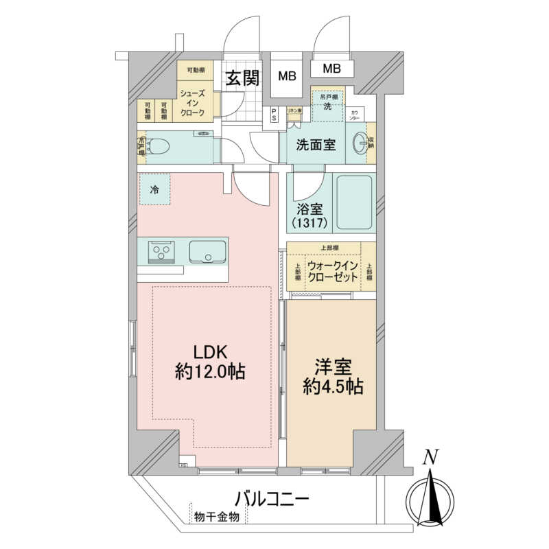 クレイシア・ヴァースクレイシアIDZ中野アーバンスクエア-間取り