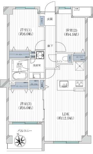 東急ドエルアルス下北沢サウスウインド-間取り