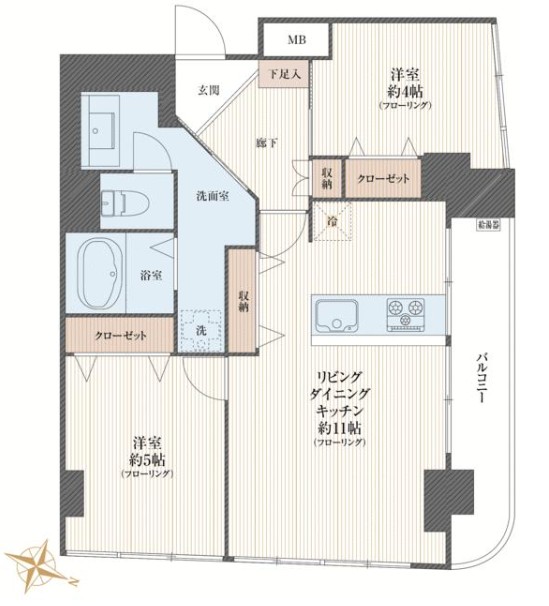 第8宮庭マンション-間取り