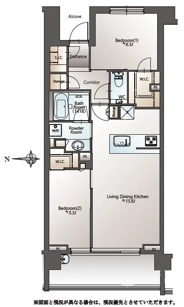 シティハウス神宮北参道-間取り